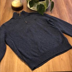 Ralph Lauren Blue Herringbone Sweater